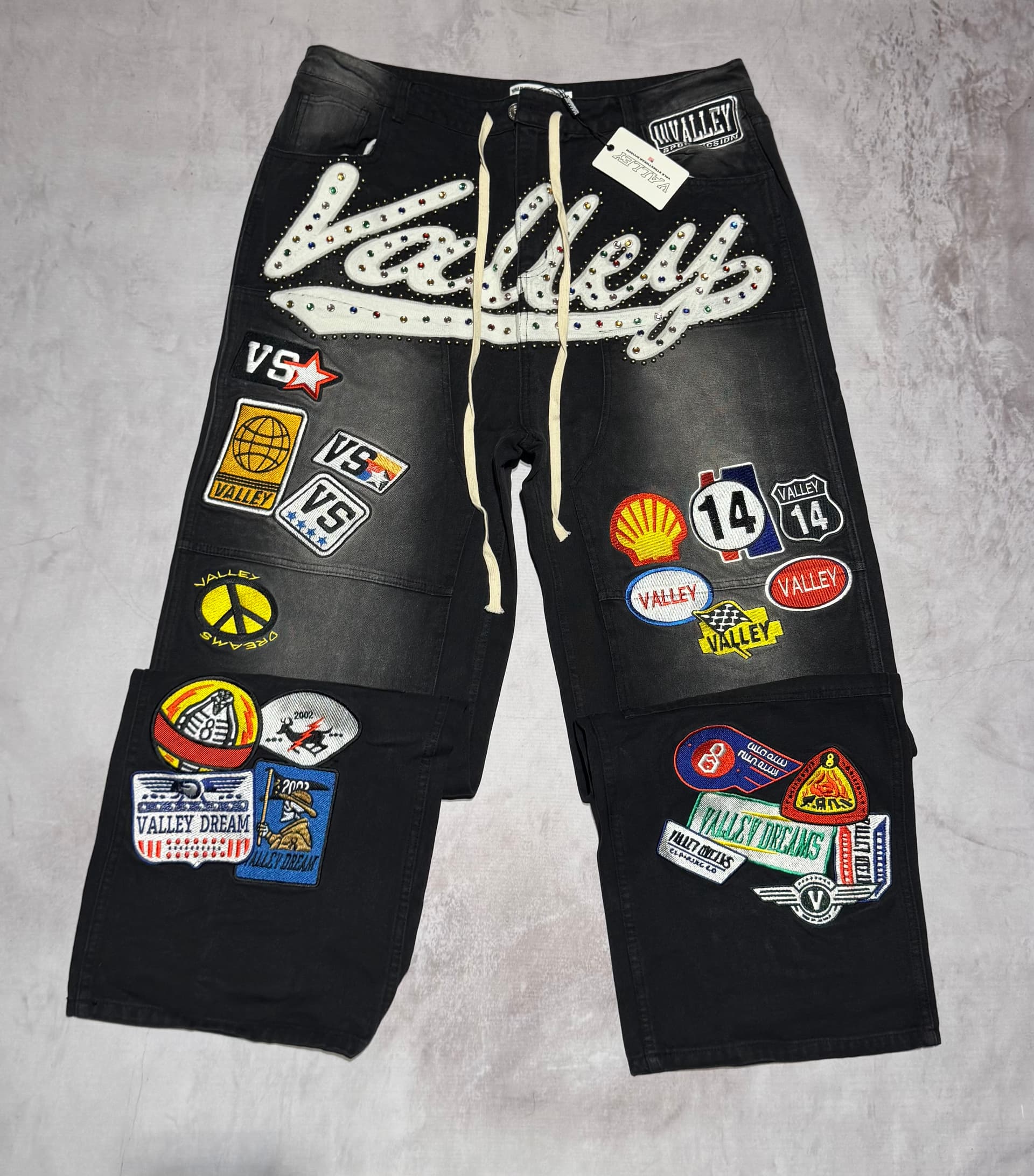 Vale For Ever (Valley) "Black Carpenter Pant"