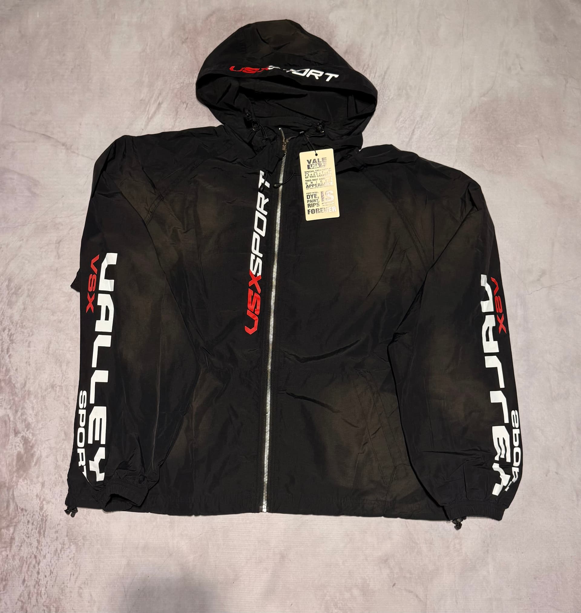 Vale Forever "Sport DIvision Zip Hoodie" Black