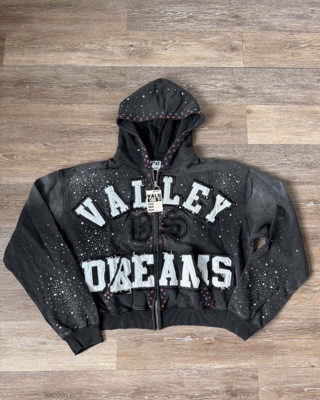 Vale Forever "Classico Black" Zip hoodie