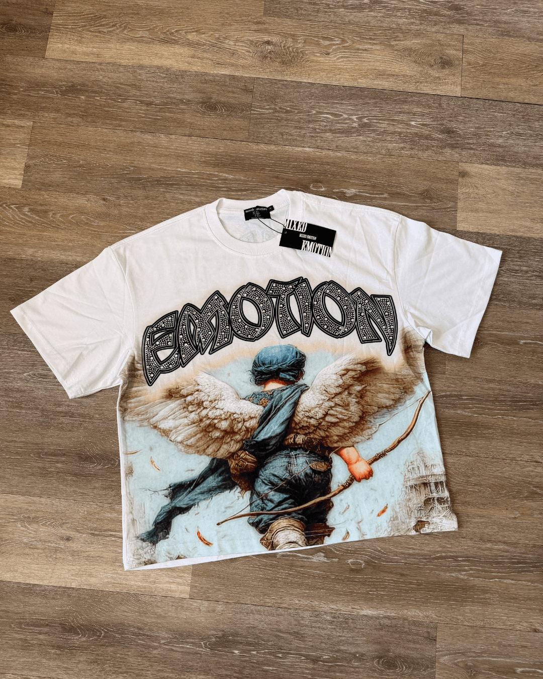 Mixed Emotion "White Arch Angel" Tee