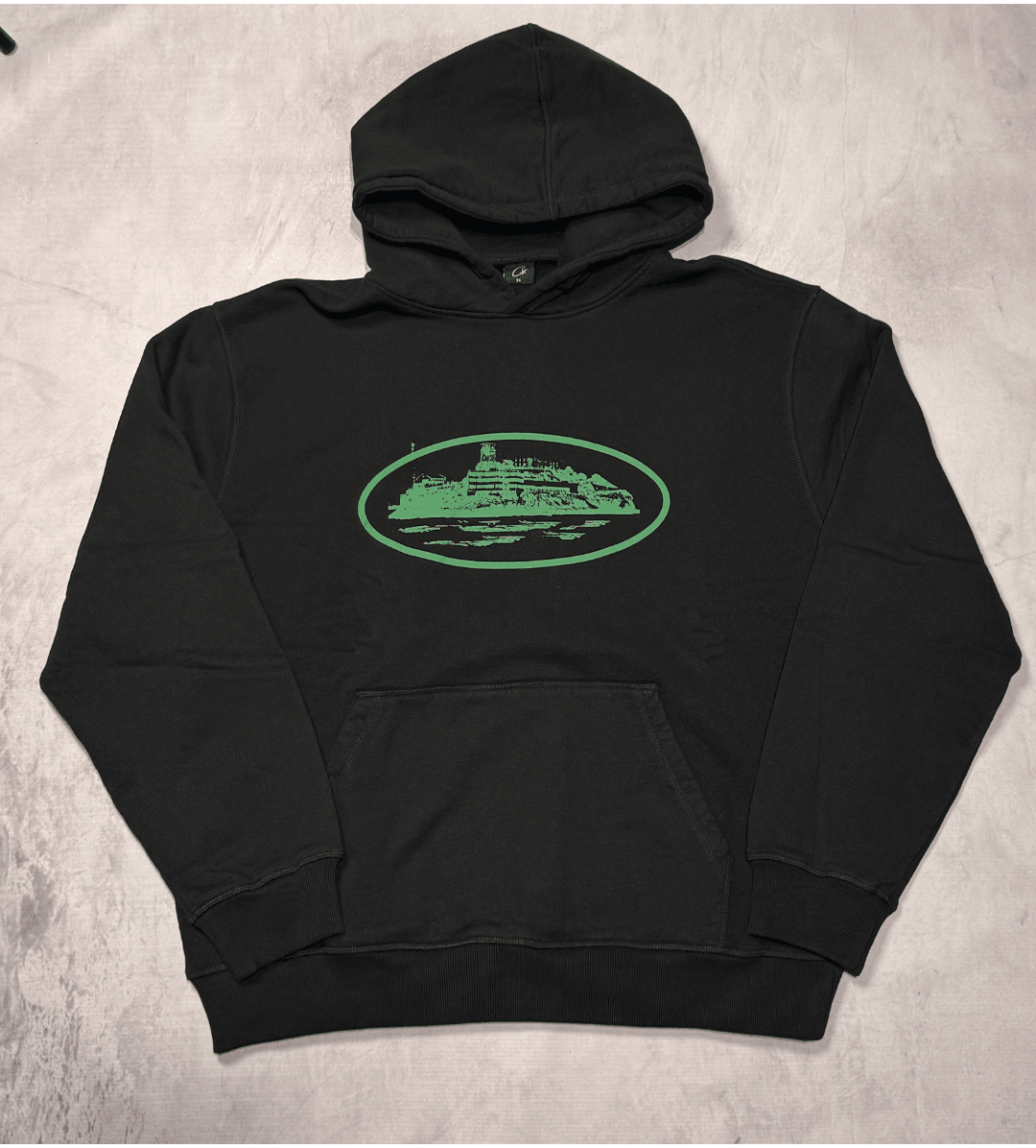 Corteiz "Alcatraz Green Logo" Hoodie