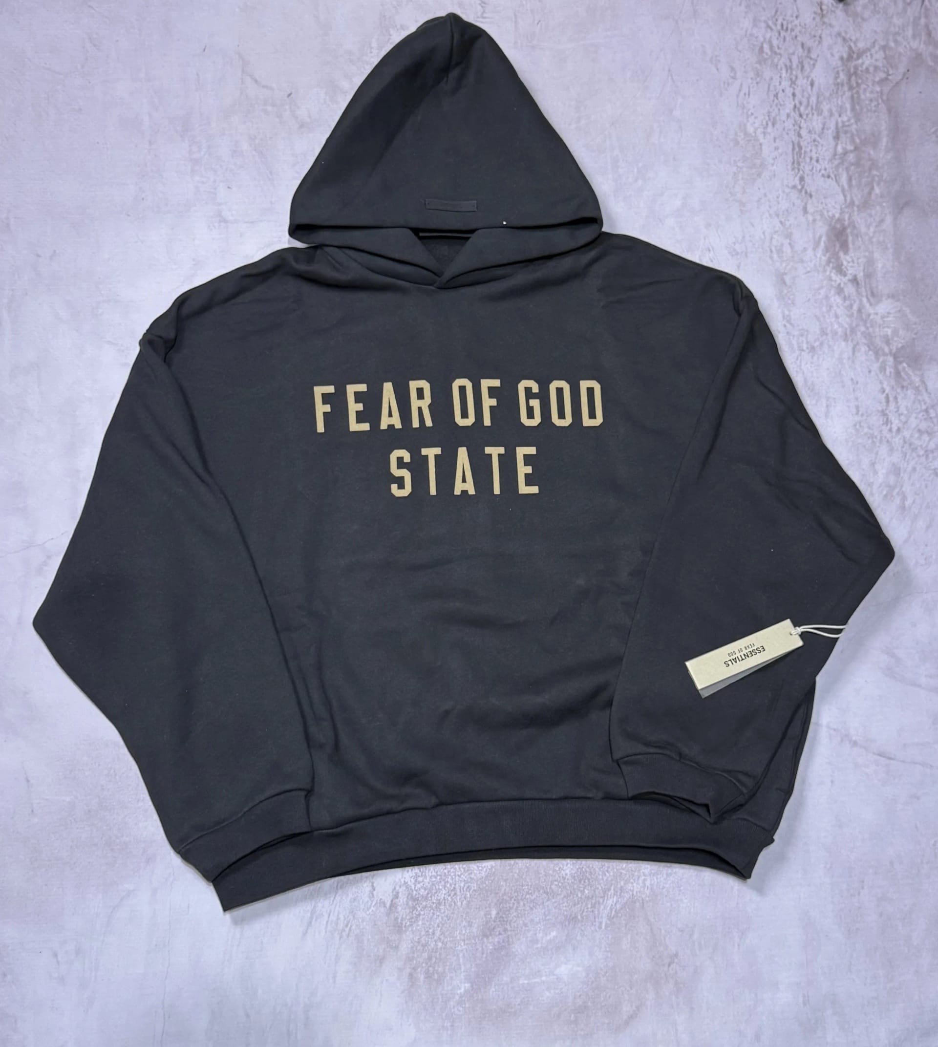 Essentials "Fear of God Gold" Hoodie