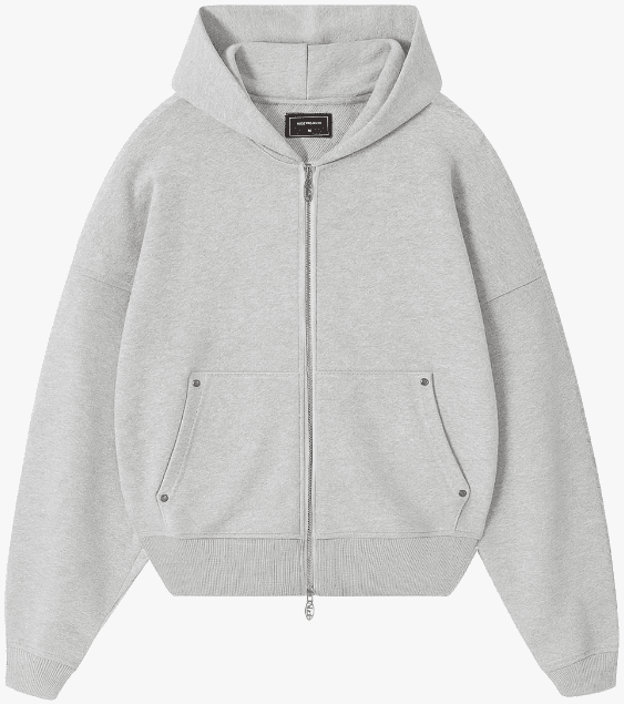 Nude Project "Zip Up Hoodie" Grey