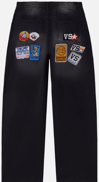 Vale For Ever (Valley) "Black Carpenter Pant"
