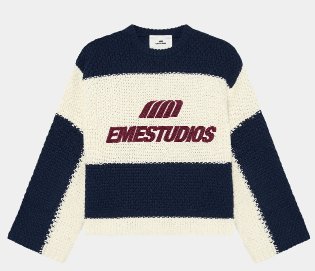 EmeStudios "Layr Navy Knit Sweater"