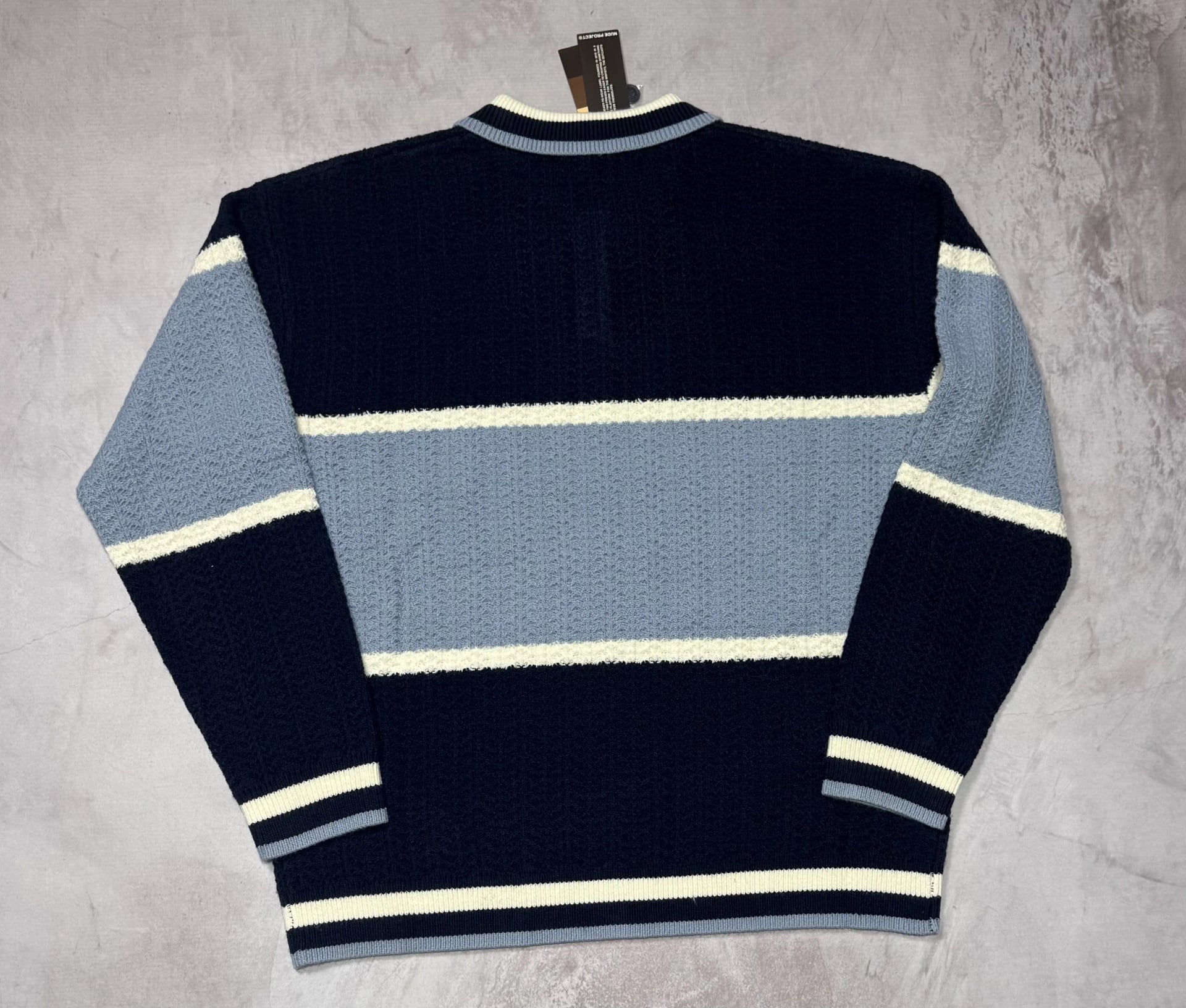Nude Project "Knit Navy Polo"