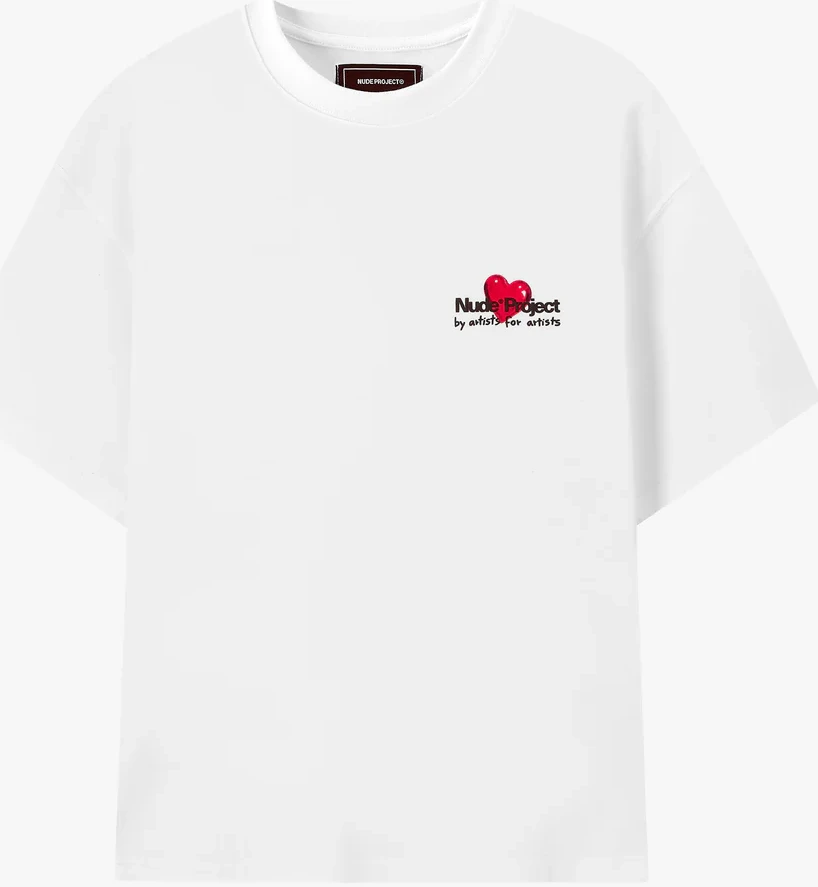 Nude Project "Juicy Cherry Tee White"