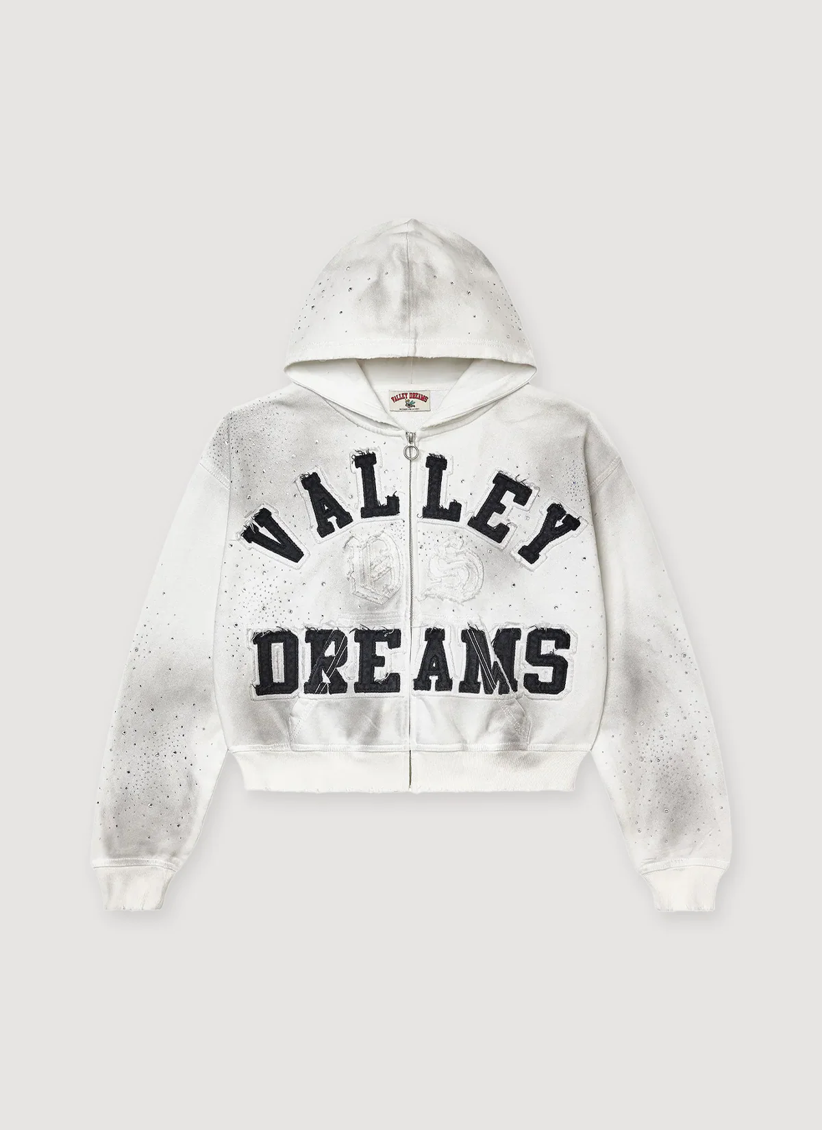 Vale Forever (Valley) "Classico Zip Up Sweatshirt White"