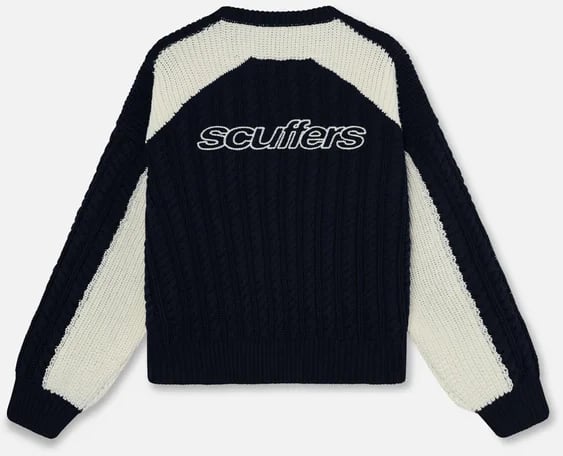 Scuffers "Essex Navy Knit"