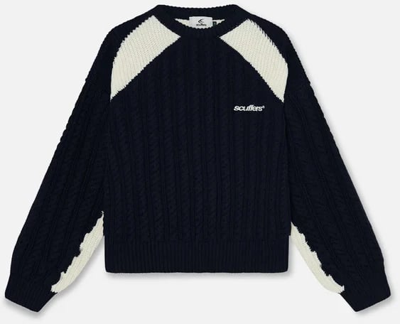 Scuffers "Essex Navy Knit"