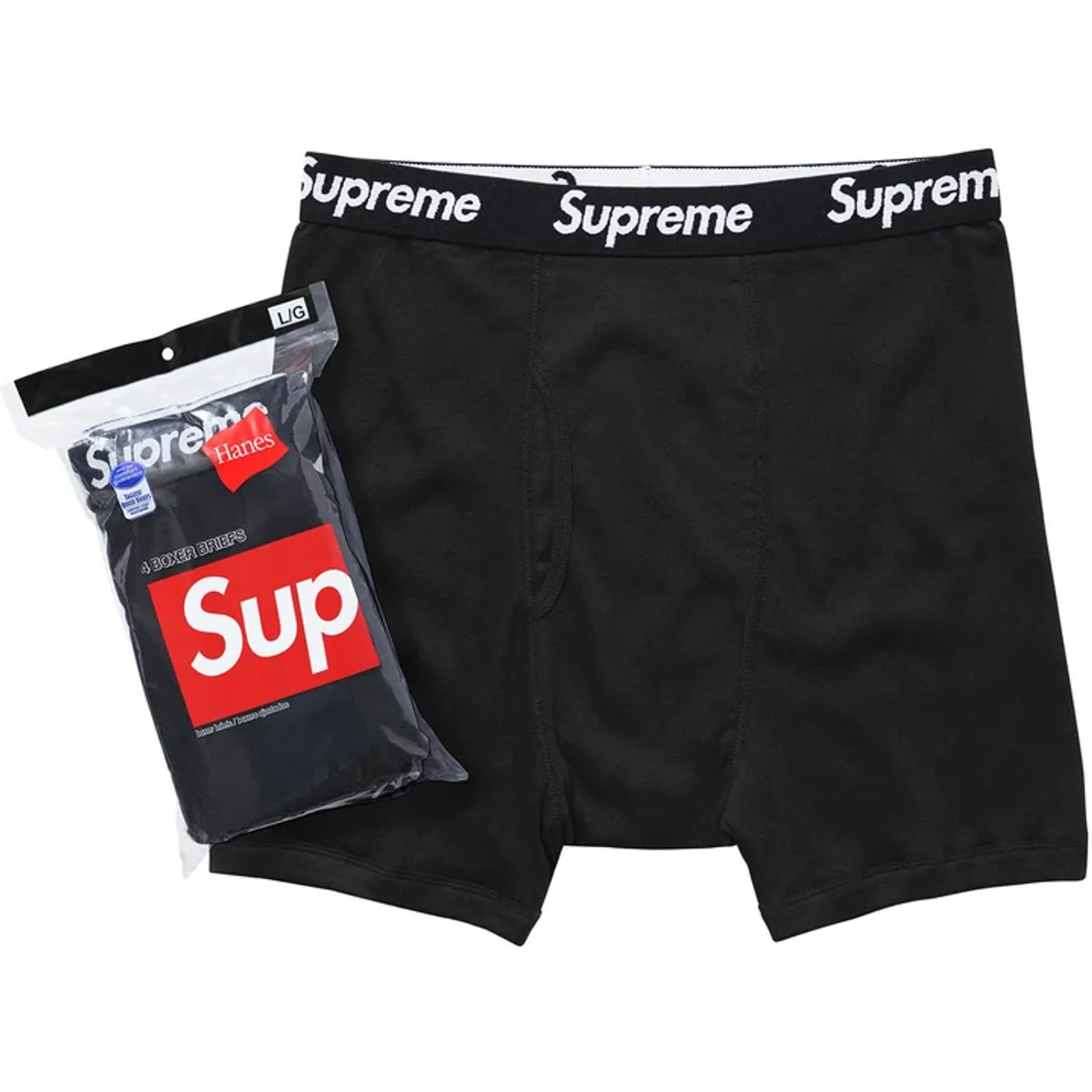 Supreme "Brief Boxers" BLACK